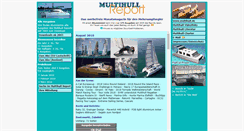 Desktop Screenshot of multihull-report.de